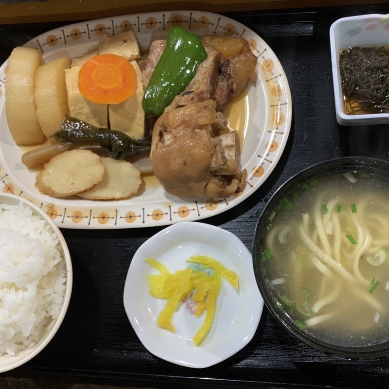 煮つけ定食(浦添そば )
