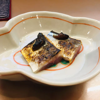 宮城産秋刀魚に肝ソース(寿司いけはた)