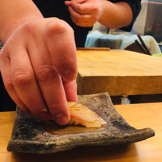 真鯛の握り(寿司いけはた)
