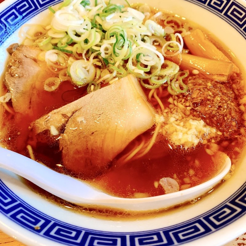 にぼ醤油ラーメン(細麺)(にぼ神 角ふじ )