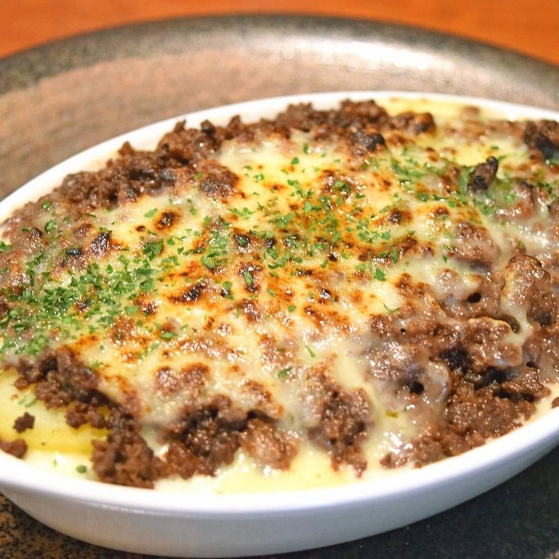 ひき肉とポテトのドリア(炉端バル さま田)