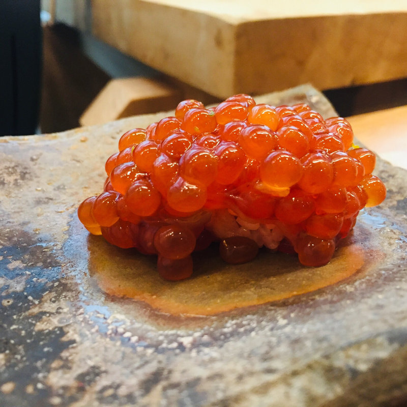 筋子の握り(寿司いけはた)