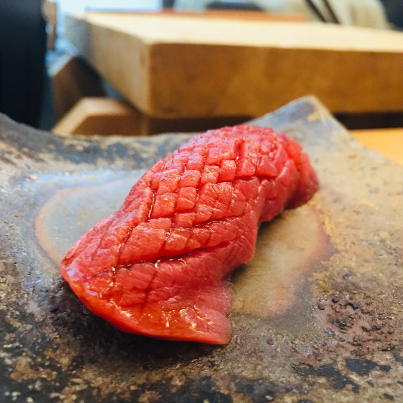 鹿児島産本鮪赤身の握り(寿司いけはた)