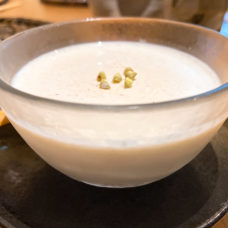 蕎麦のブランマンジェ(Z庵)