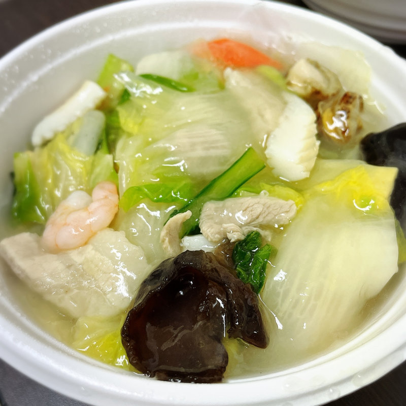 海鮮あんかけ焼きそば（塩味）(大阪王将 広尾店)