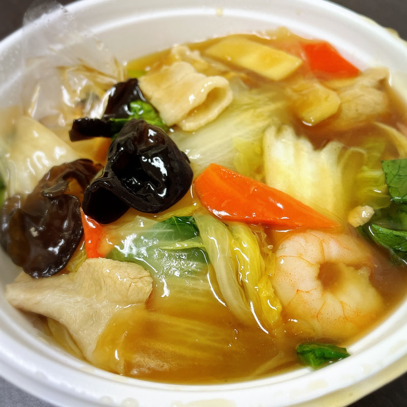 五目あんかけやきそば（かたやきそば）(大阪王将 広尾店)