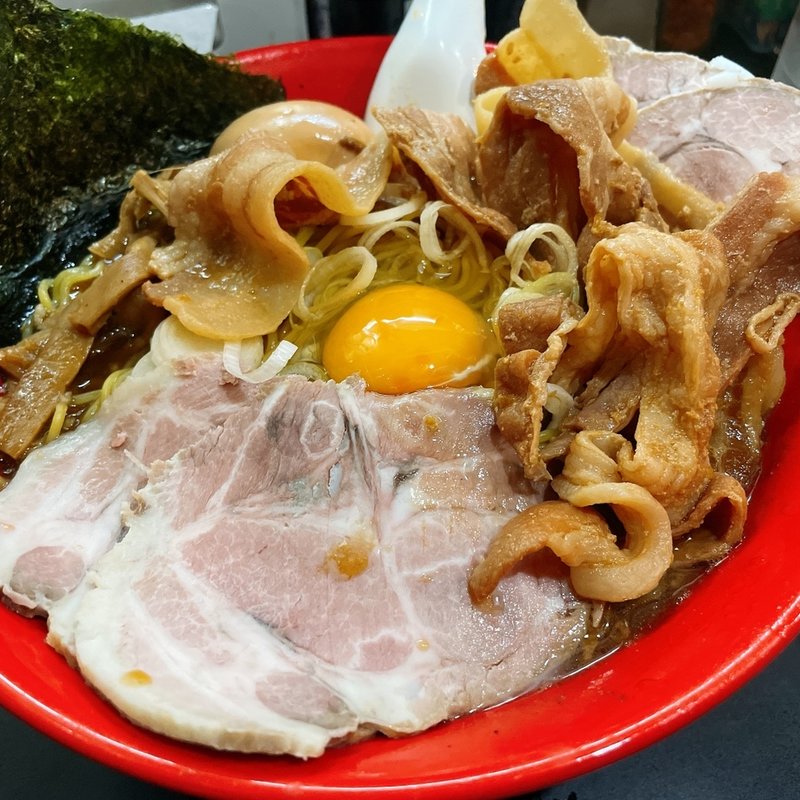 賄い悪魔スペシャル大盛り、つけたま(一条流がんこ総本家分家荒木町)