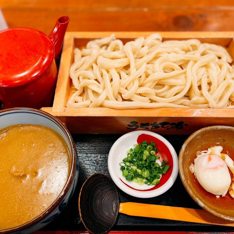 カレー汁うどん(武蔵野うどん うちたて家)
