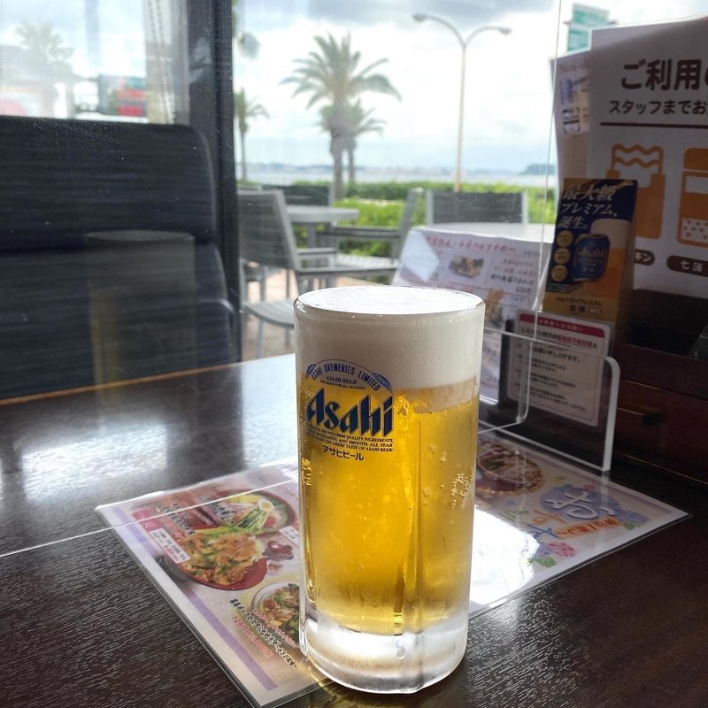 生ビール中(お食事処天風)