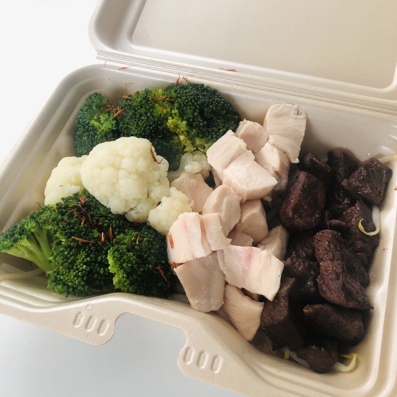 良質なタンパク質チャージセット ミドルサイズ(Muscle Kitchen 西瑞江3丁目)