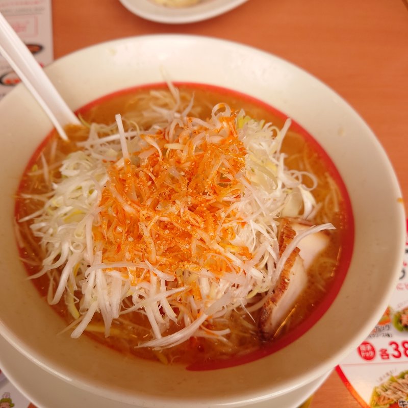ねぎ味噌ラーメン(幸楽苑 川越木野目店)