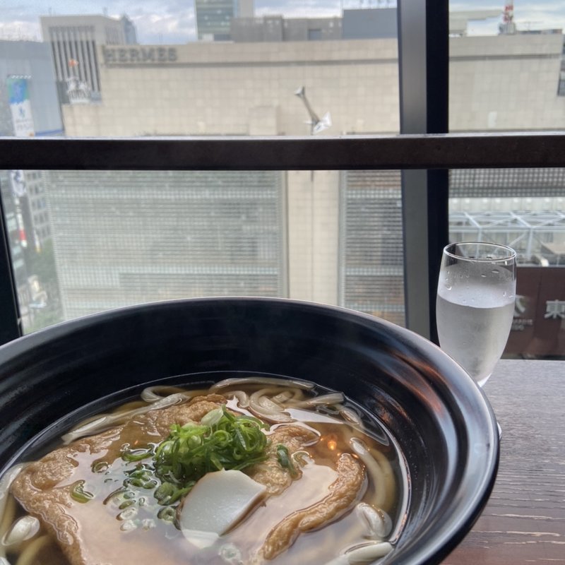 きつねのおうどん(つるとんたん UDON NOODLE Brasserie銀座)