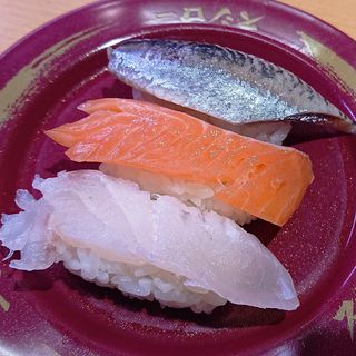 天然魚3貫盛り(スシロー 新川崎スクエア店)