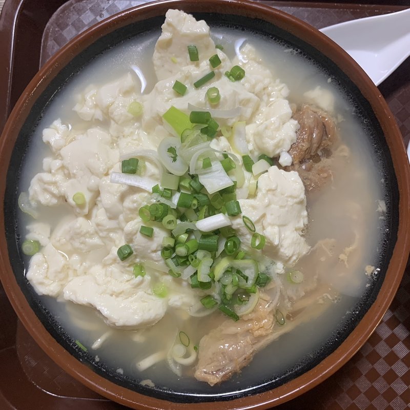 ゆしどうふそば(牧志そば)