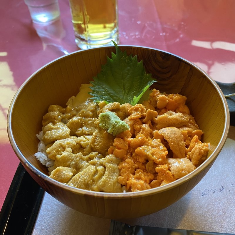 生ウニ半々丼(いい田)