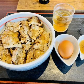 豚丼　バラ肉　塩ダレ(炭焼　豚丼信玄 草津店)