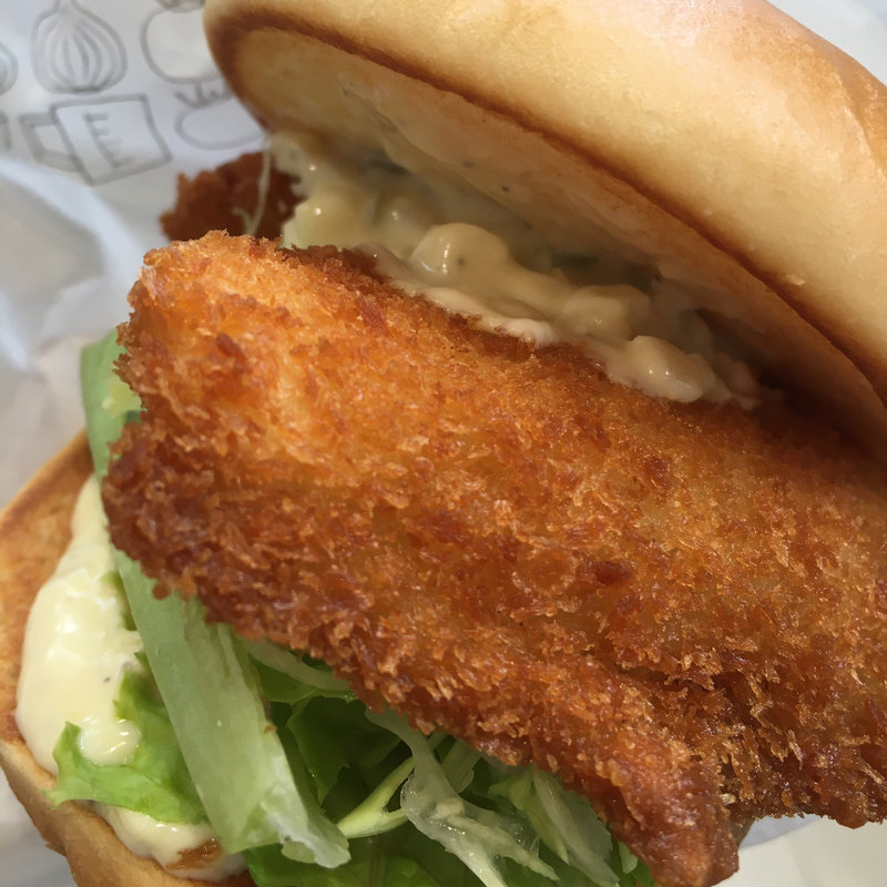 真鯛カツバーガー(モスバーガーイオンモール幕張新都心店)