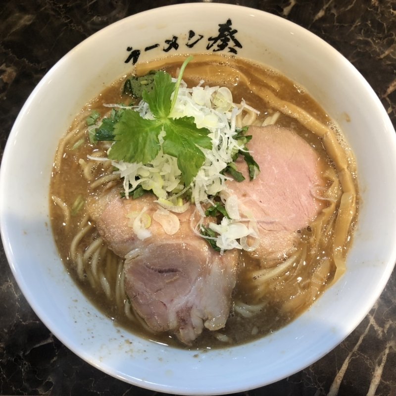 鶏そば　味玉(ラーメン奏)