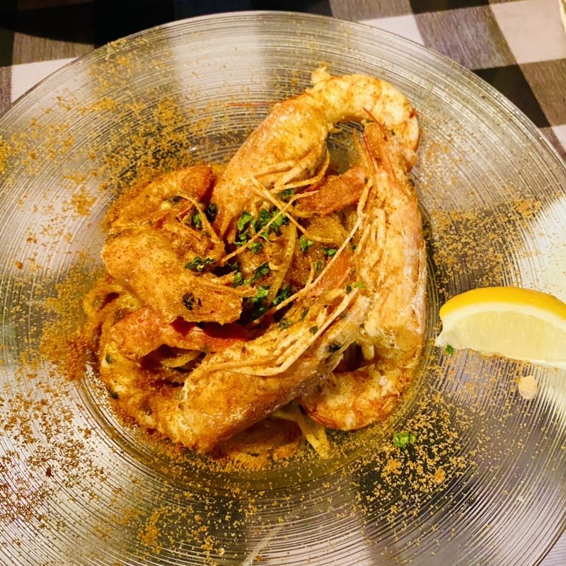 赤海老とカラスミのペペロンチーノ(キャプテンズクック 幕張本郷本店 )