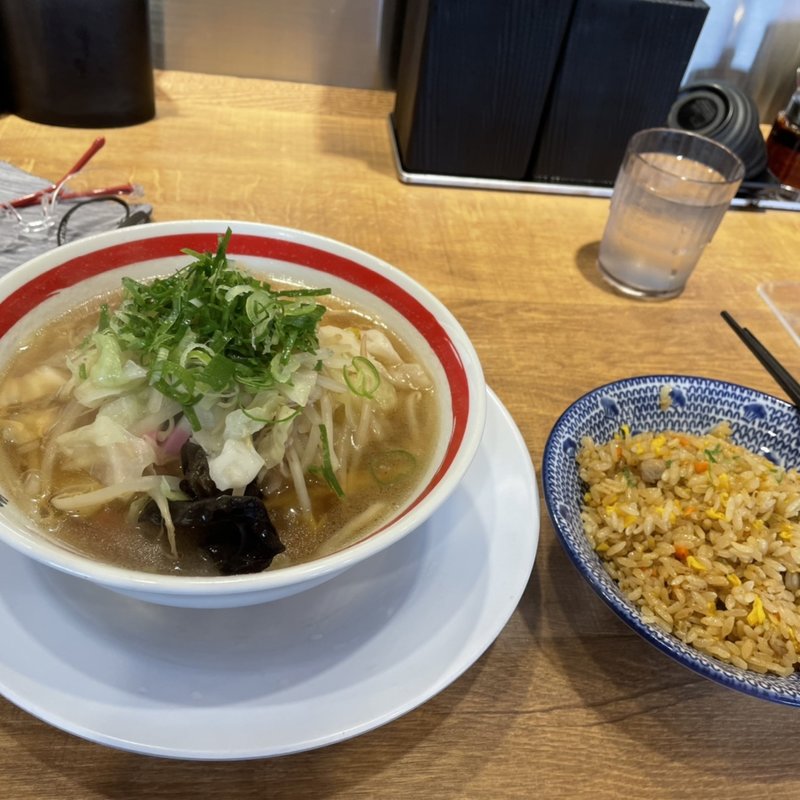 近江チャンポン、炒飯セット(ちゃんぽん亭総本家 近江八幡2号店 )