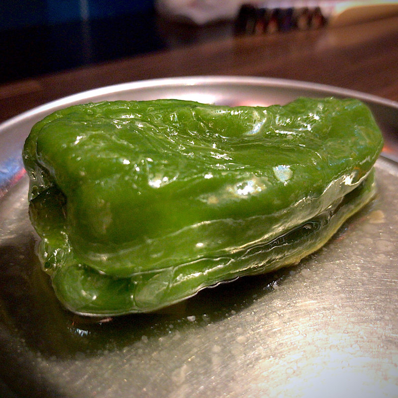 冷やしピーマン(シマウマ大飯店)