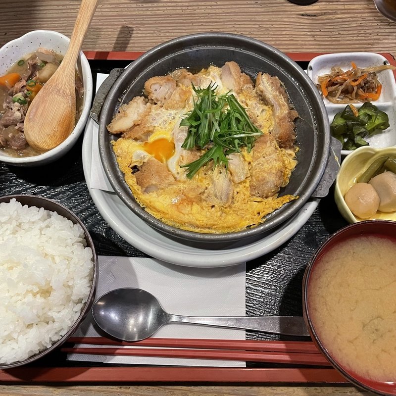 カツ煮定食(鳥一 外苑前店 （とりいち）)