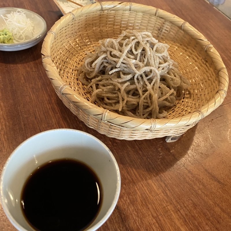 もりそば手挽き(そば切り 山親爺)