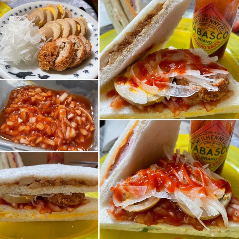 サンドウィッチのサンドウィッチ(自宅)