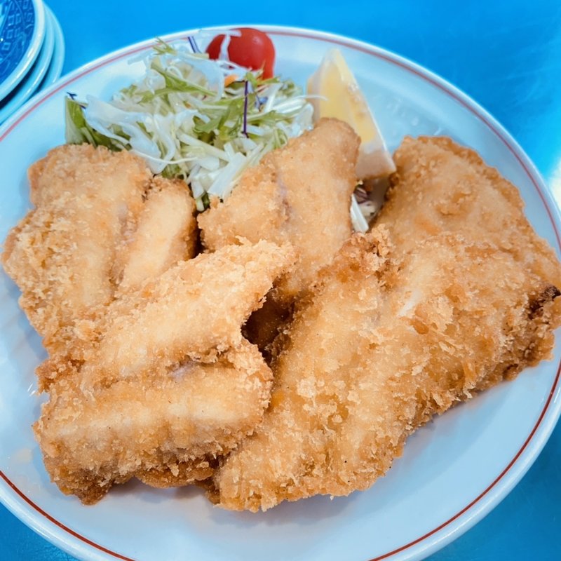 アジフライ(魚屋食堂 カネシチ水産)