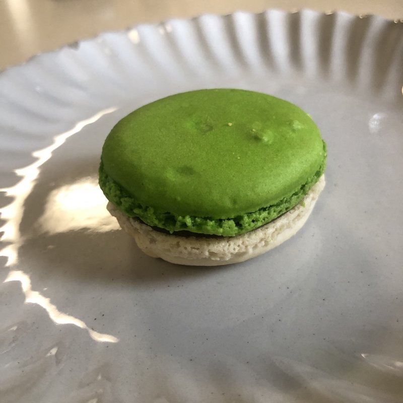 マカロン　抹茶(パティスリーカメリア 銀座)