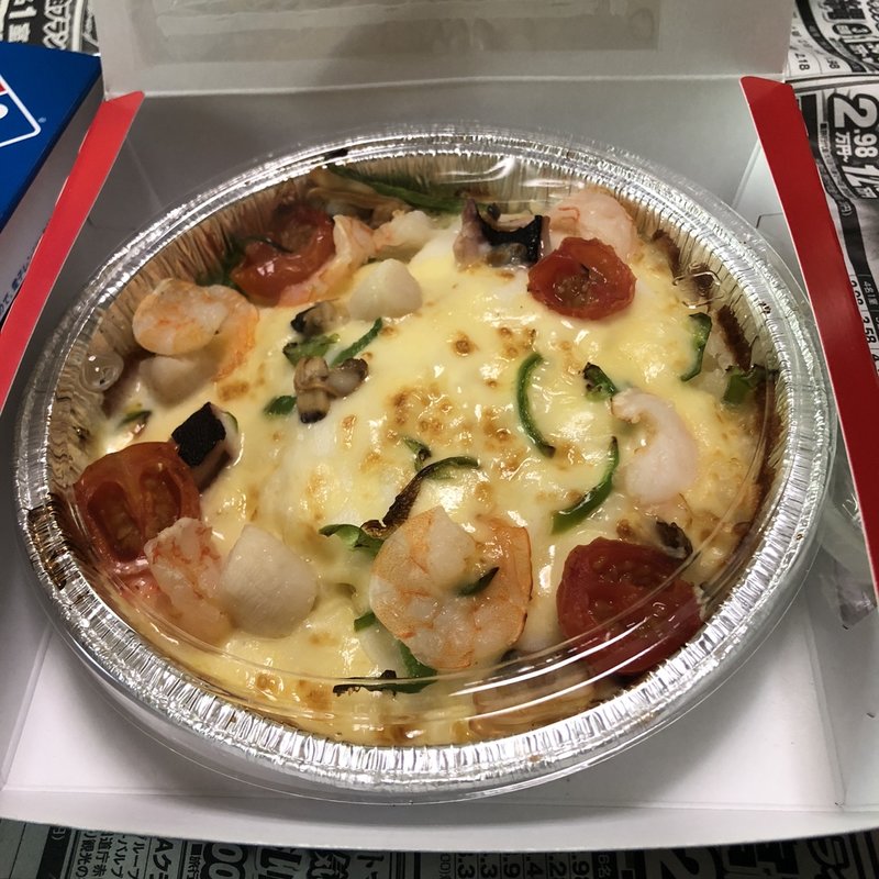 シーフードスペシャル（ピザライスボウル）(ドミノ・ピザ長住店)