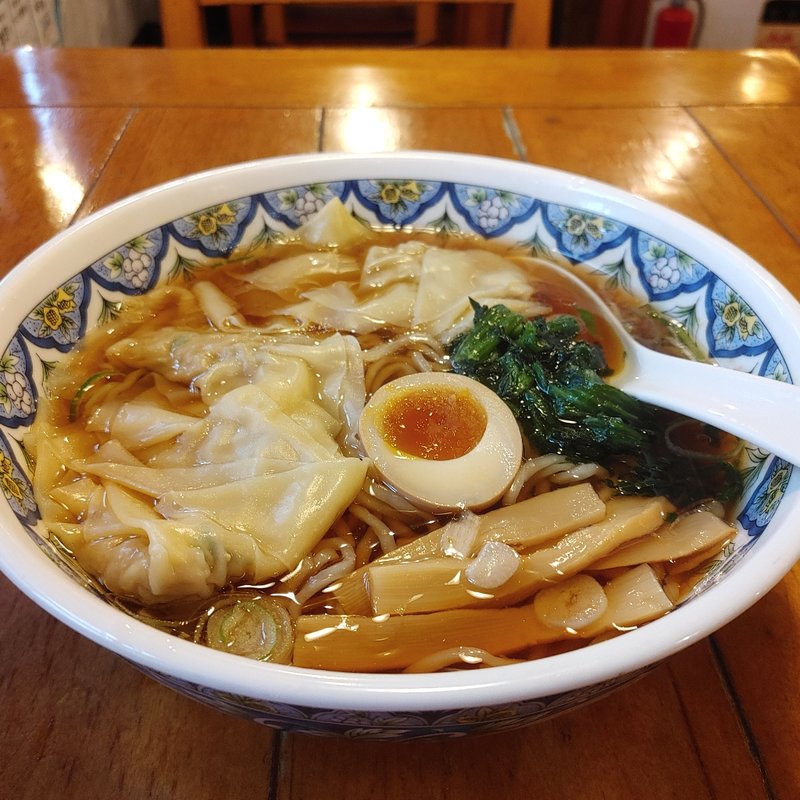 ワンタン麺(塩醤油)(中国ラーメン揚州商人 池上店)