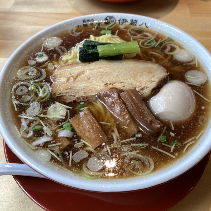 味玉中華そば(築地の中華そば　伊蔵八　田無店)