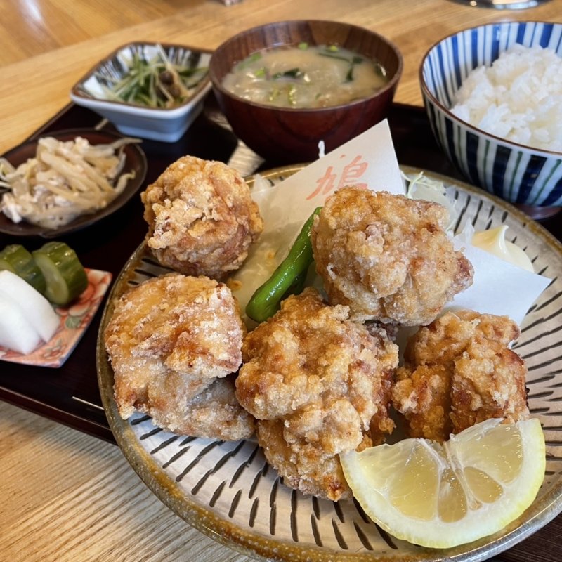 鶏竜田定食(酒場　鳩乃湯　学芸大学店)