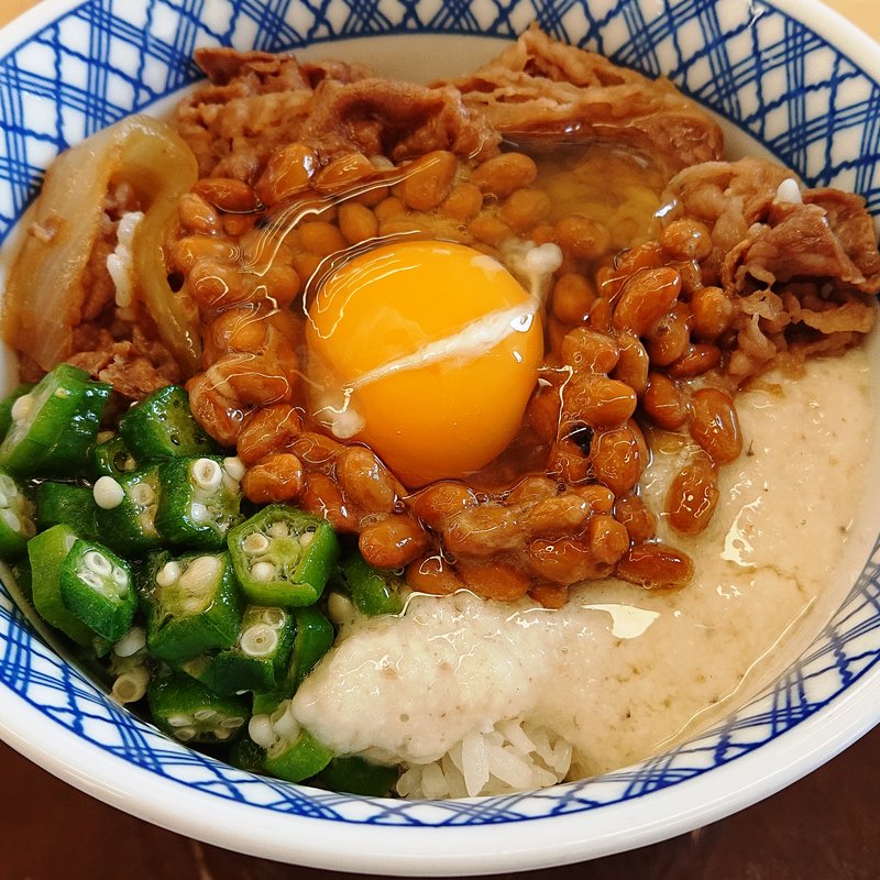 ネバとろ牛丼(吉野家 １号線川崎遠藤町店)
