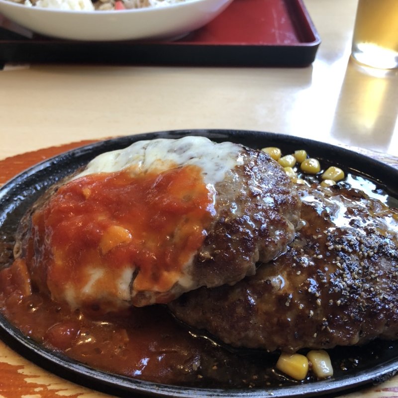 ツインハンバーグ(ジョイフル 福岡拾六町店)