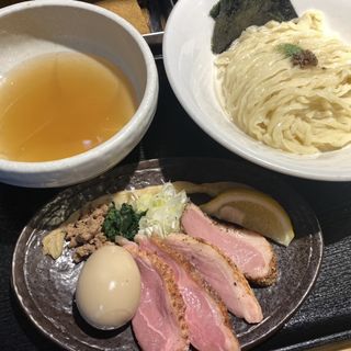 鴨出汁手揉み塩つけ麺(鴨出汁中華蕎麦麺屋yoshiki)