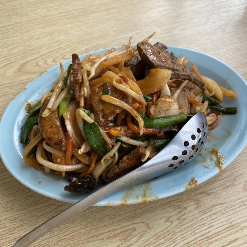 レバニラ炒め(河辺ドライブイン )