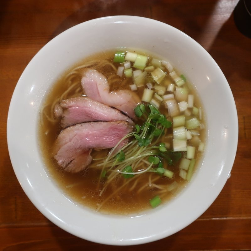 鴨だし中華そば(鴨だし中華そば王鴨)