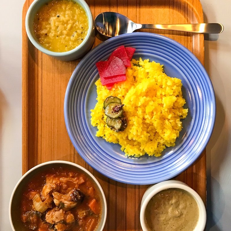 ノンベジカレーセット(ハブモアカレー （have more curry）)