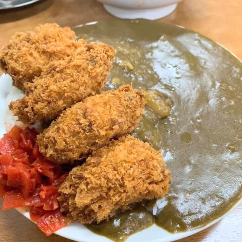 カキカレー(大進亭)