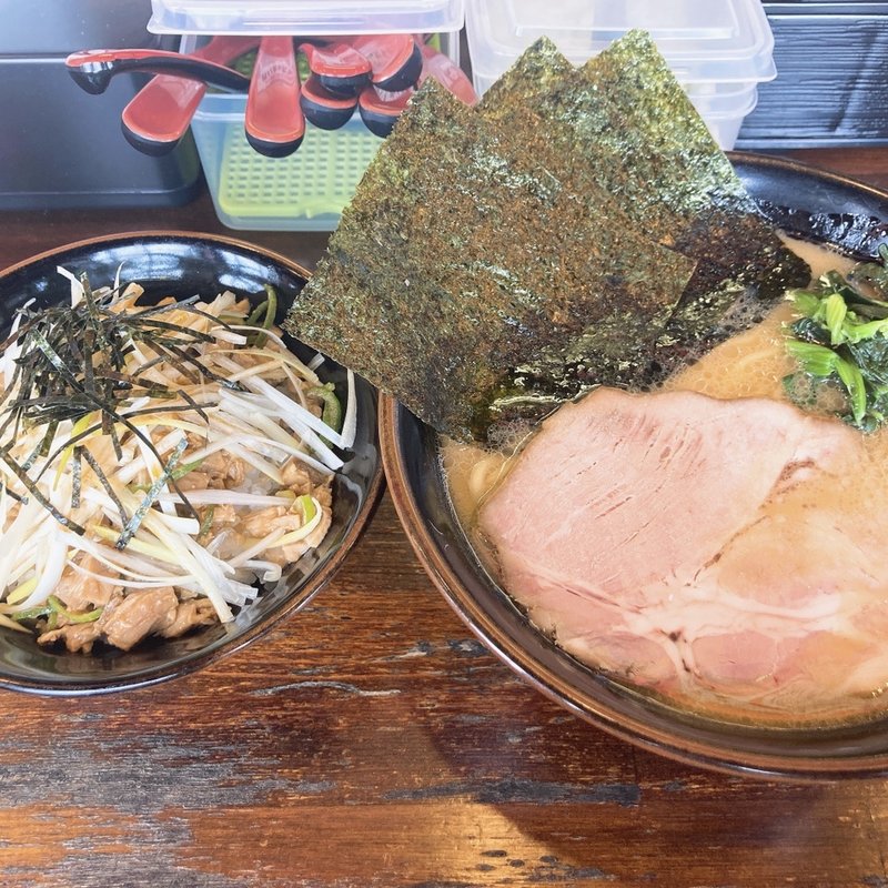 ラーメン&ネギチャーシュー丼(剛力家 （ゴウリキヤ）)