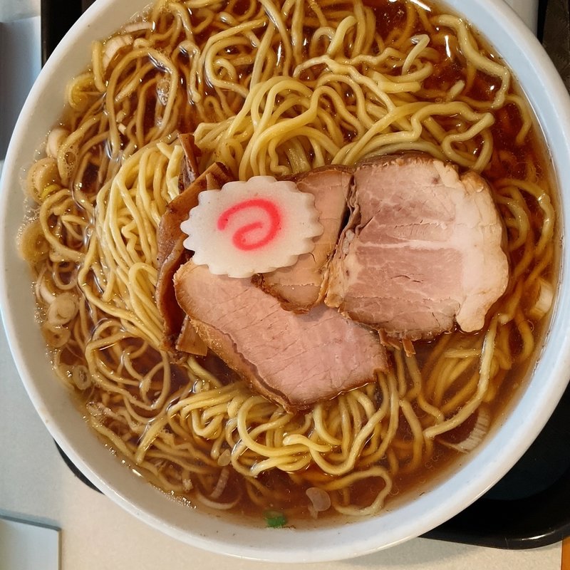 中華そば中盛り(赤坂味一 亀戸店)