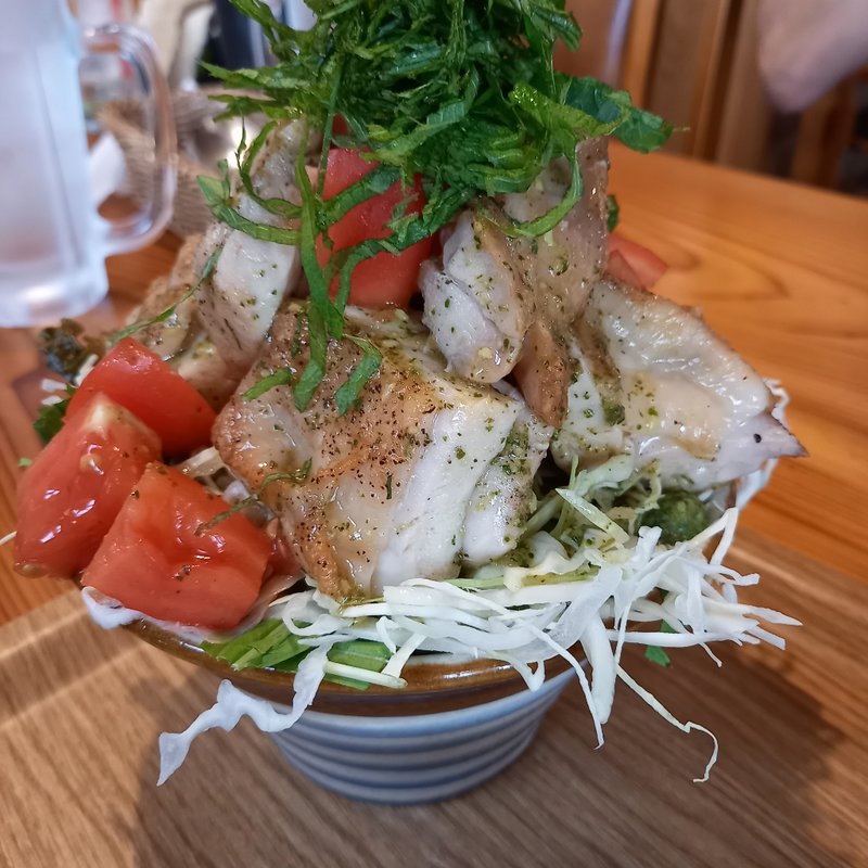 夏丼(季節のどんぶり)(カフェ マシコビト （カフェMashiko-Bito）)