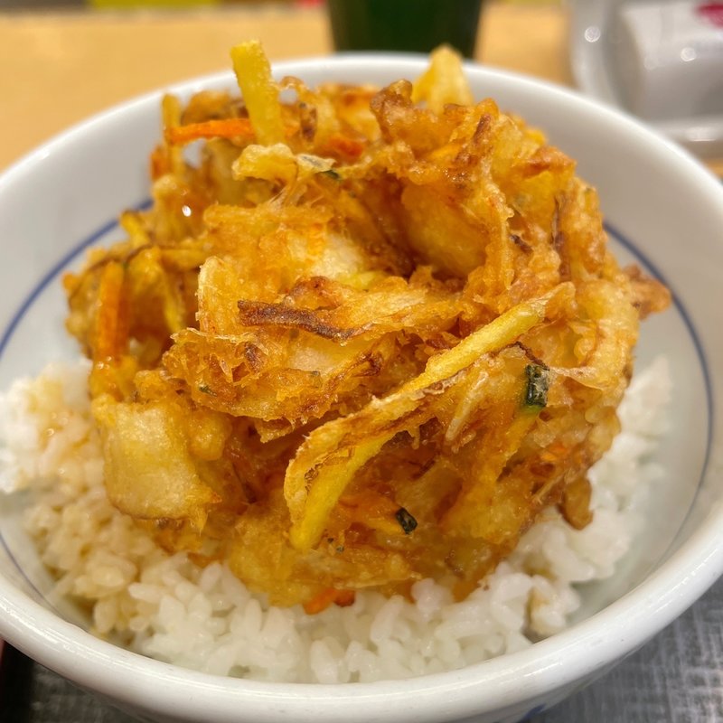 ランチセット 特製かき揚げ丼(並)＆はいからうどん小(なか卯 梅田東店 )