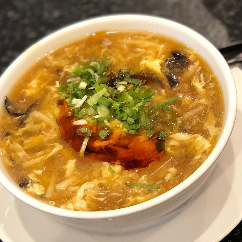 酸辣湯(本格四川料理 中村屋)
