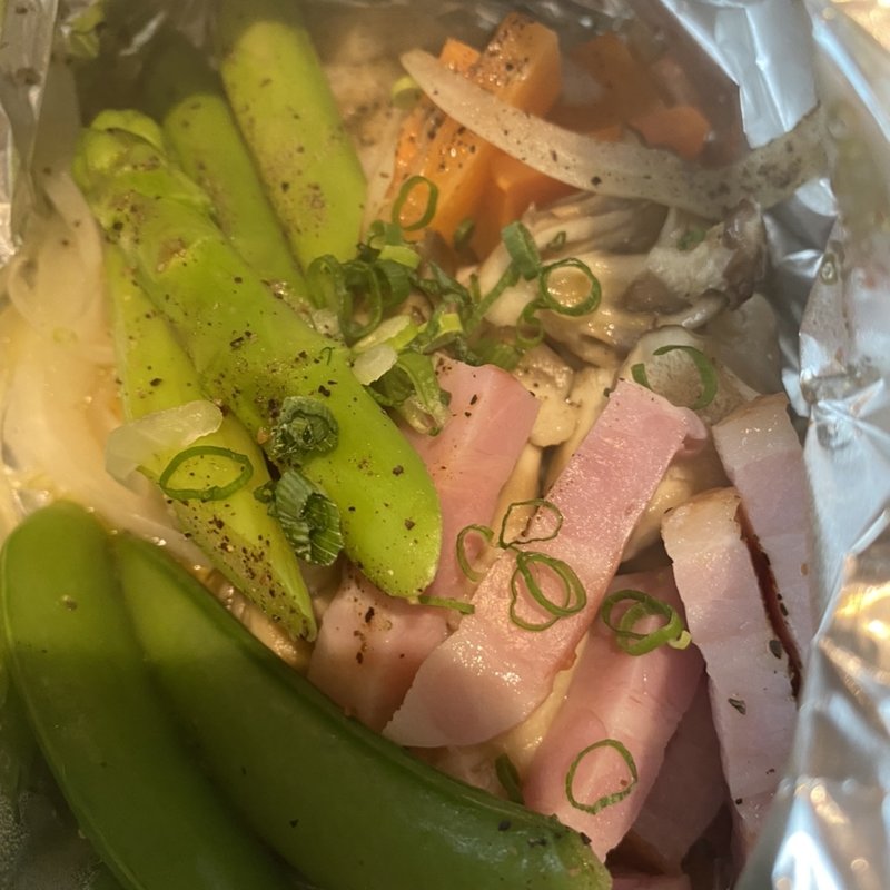 アスパラホイール焼き(ざくろ )