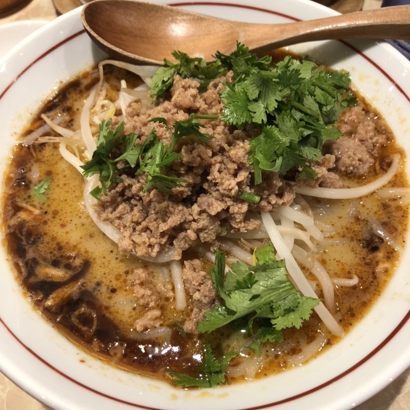 スパイシーポタこんにゃく麺(鶏ポタラーメンTHANK 大門)