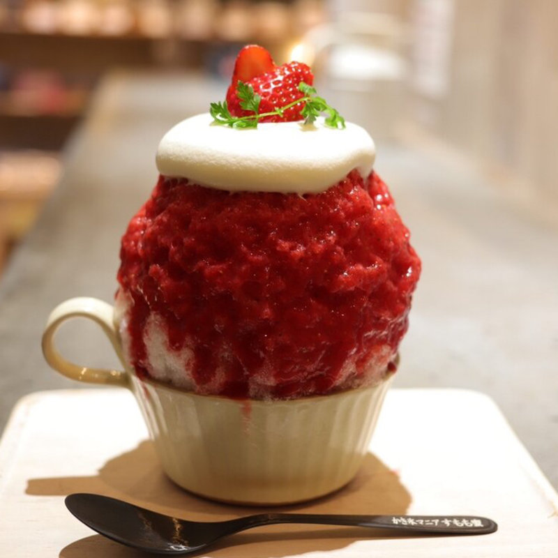 奈良いちご氷(ほうせき箱 )