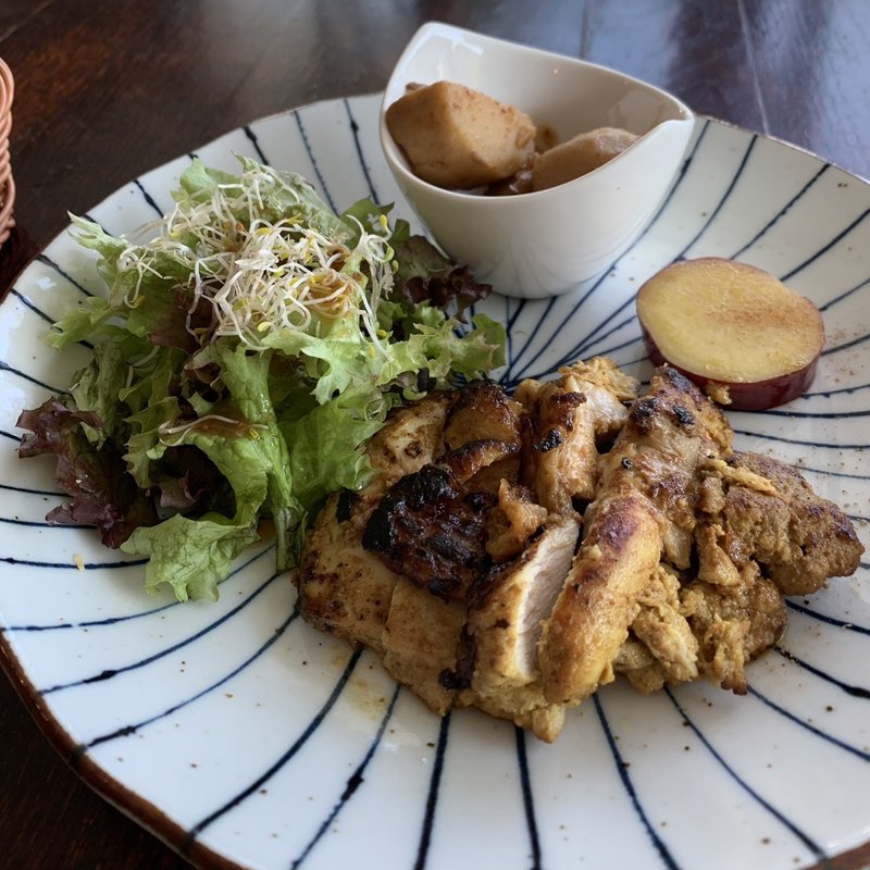 きよまるさんのお昼ごはん ヴィーガン料理(酵素玄米ごはんCAFE こすもきっちん鎌倉)